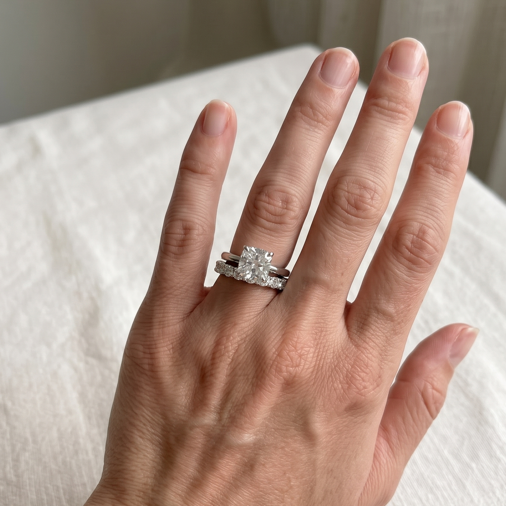 Pave Wedding Band