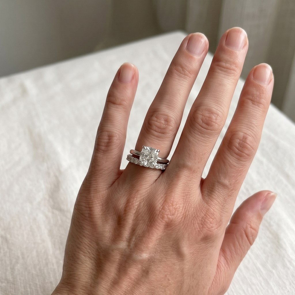 Pave Wedding Band