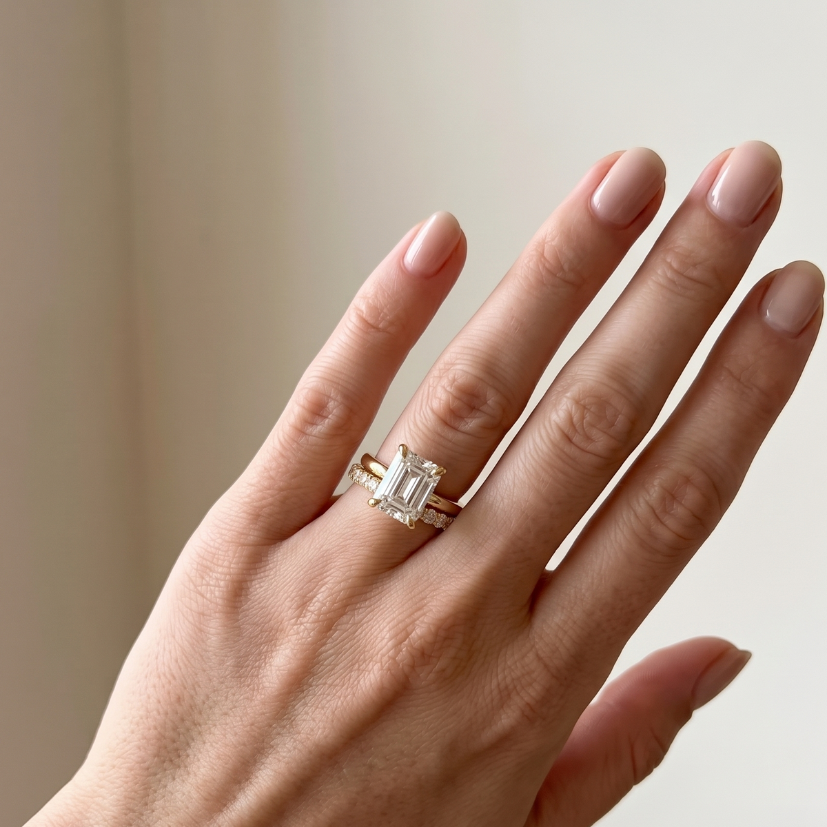 Pave Wedding Band