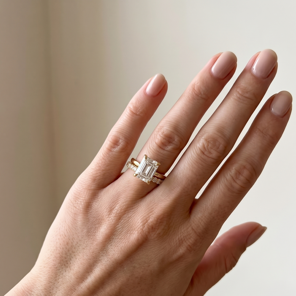 Pave Wedding Band
