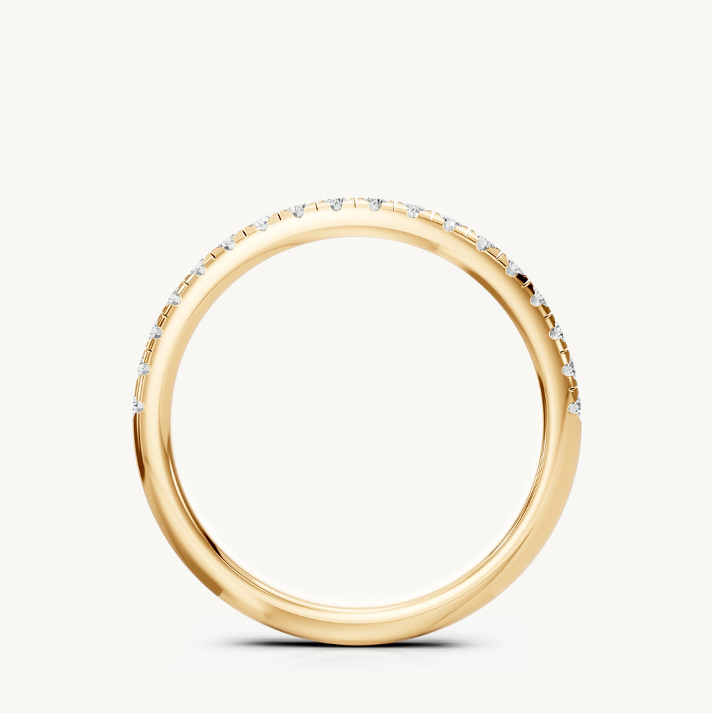 Pave Wedding Band