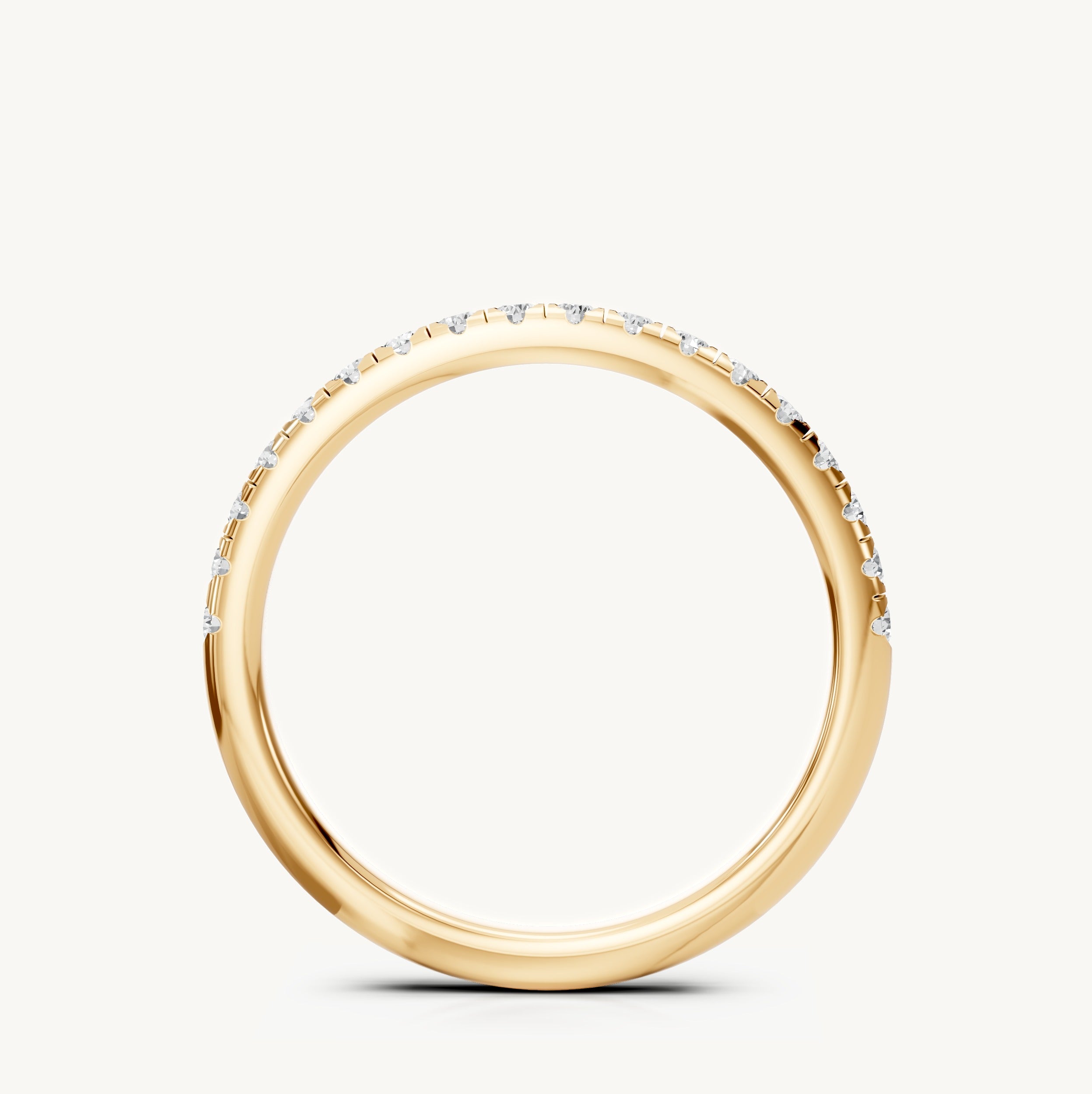 Pave Wedding Band