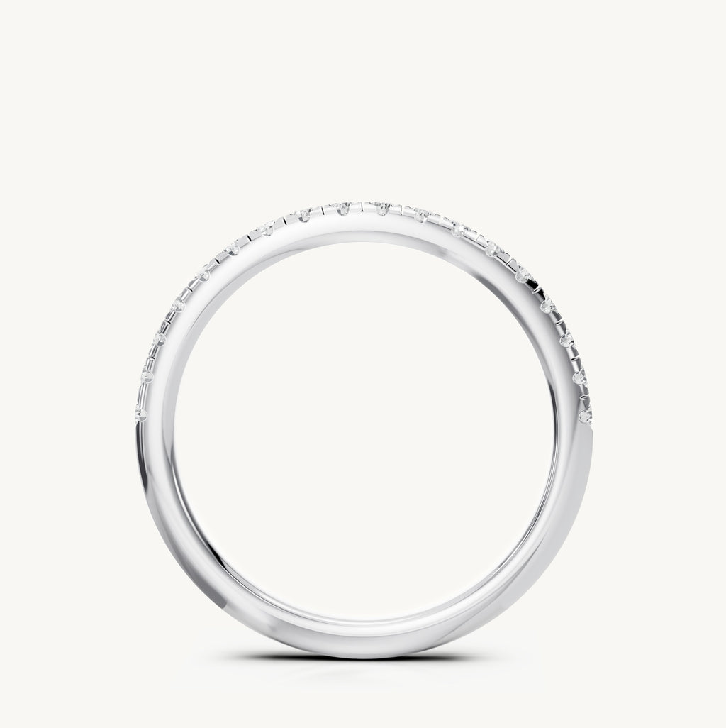 Pave Wedding Band