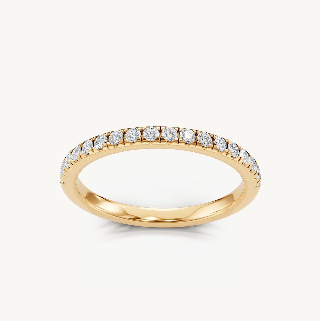 Pave Wedding Band