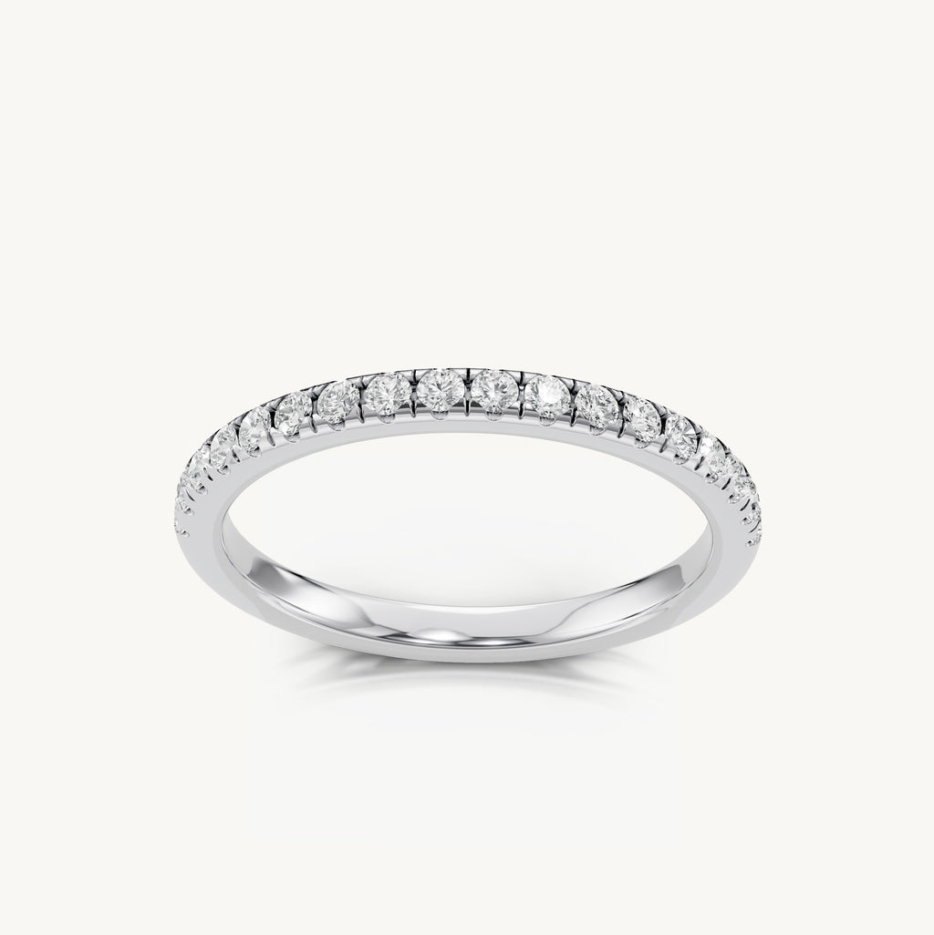 Pave Wedding Band