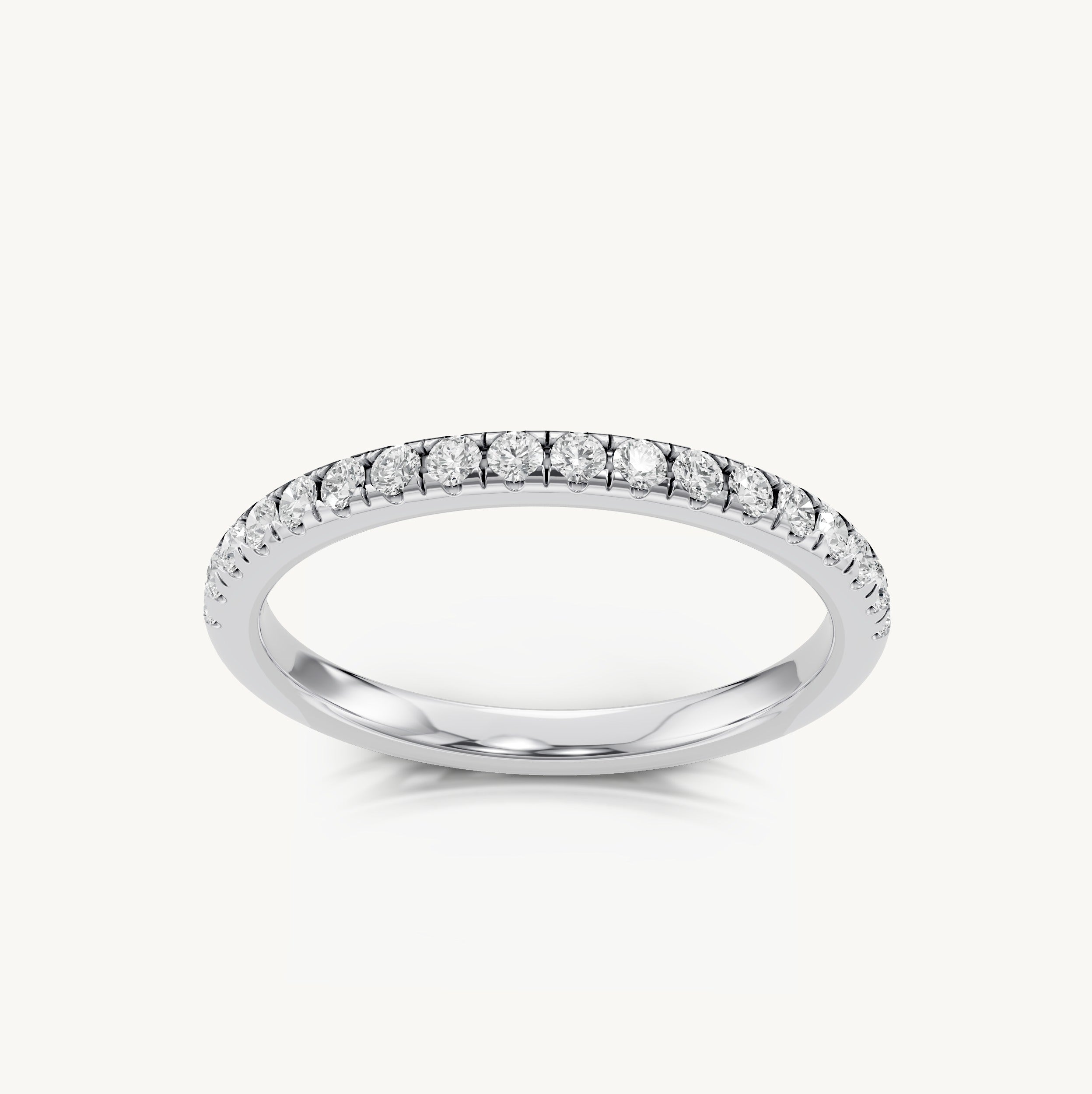 Pave Wedding Band