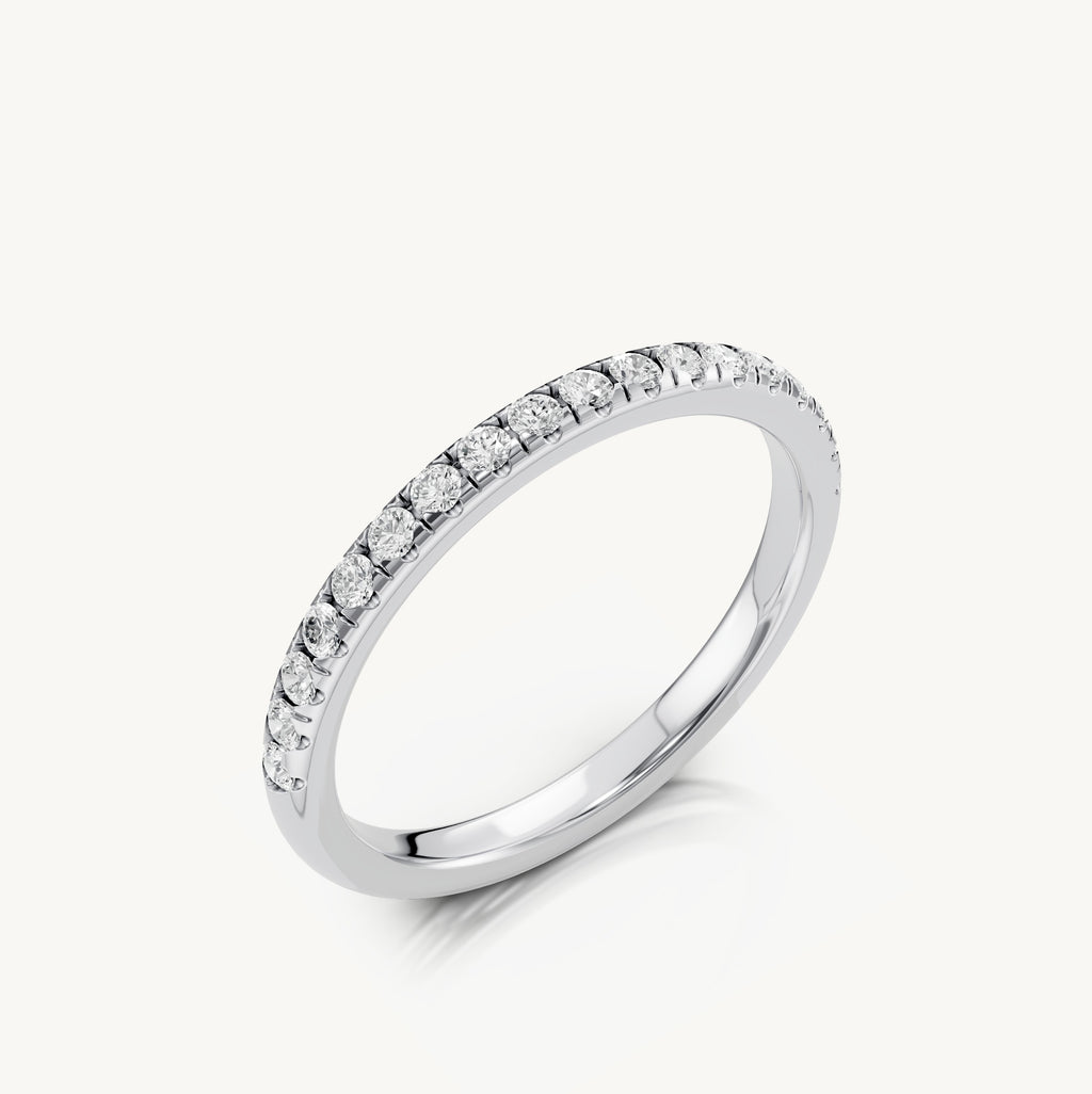 Pave Wedding Band