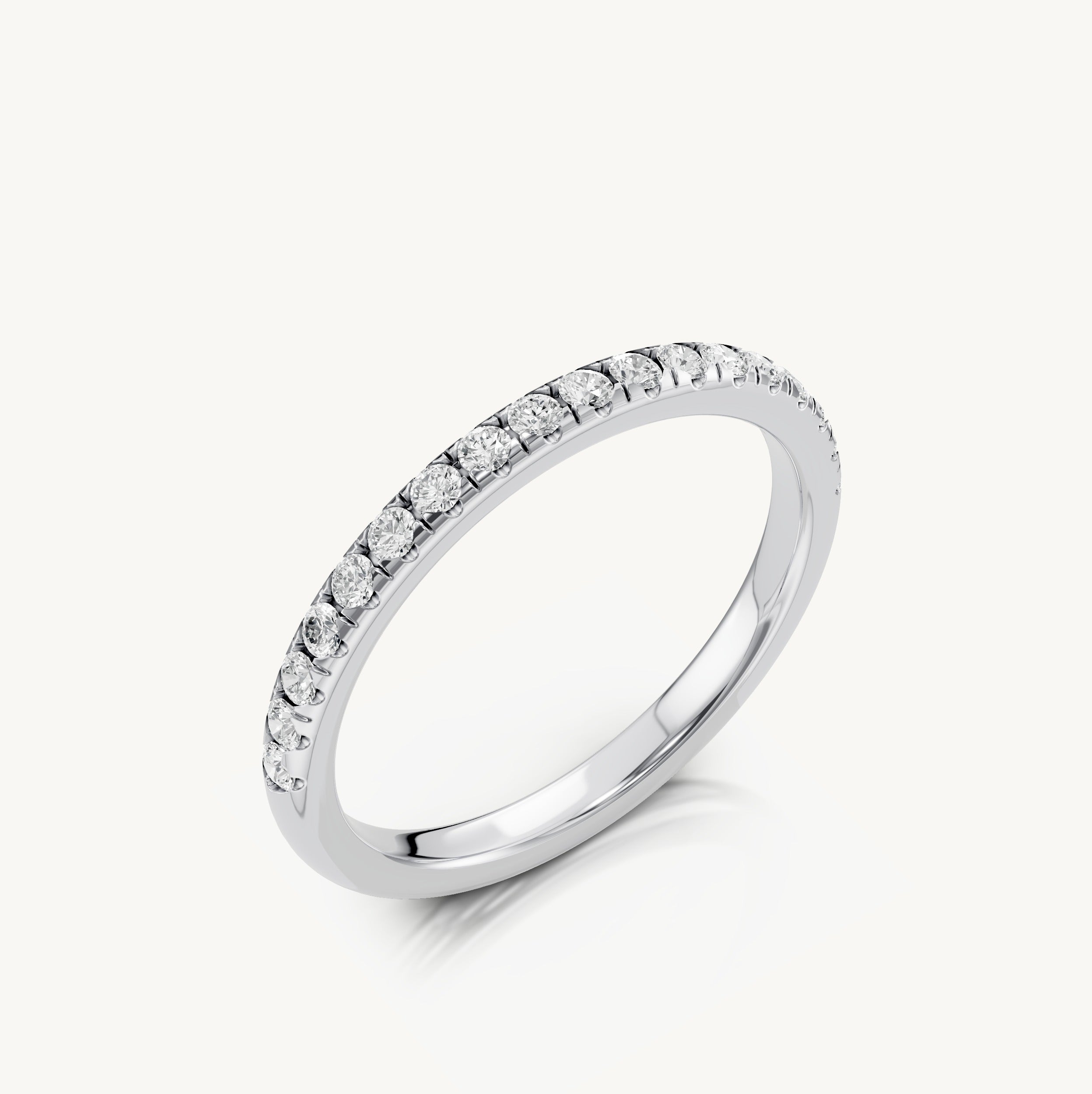 Pave Wedding Band