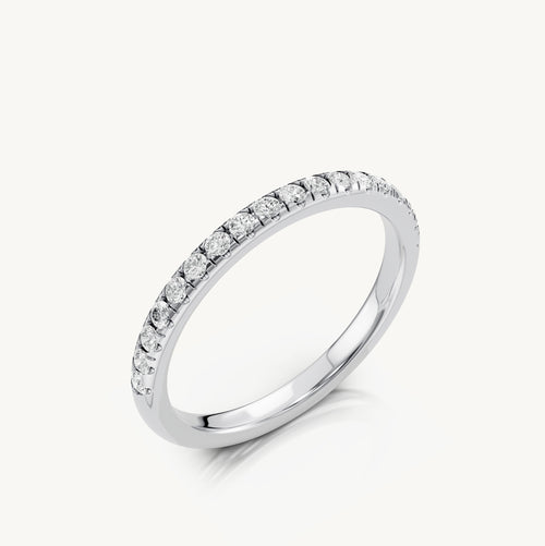 Pave Wedding Band