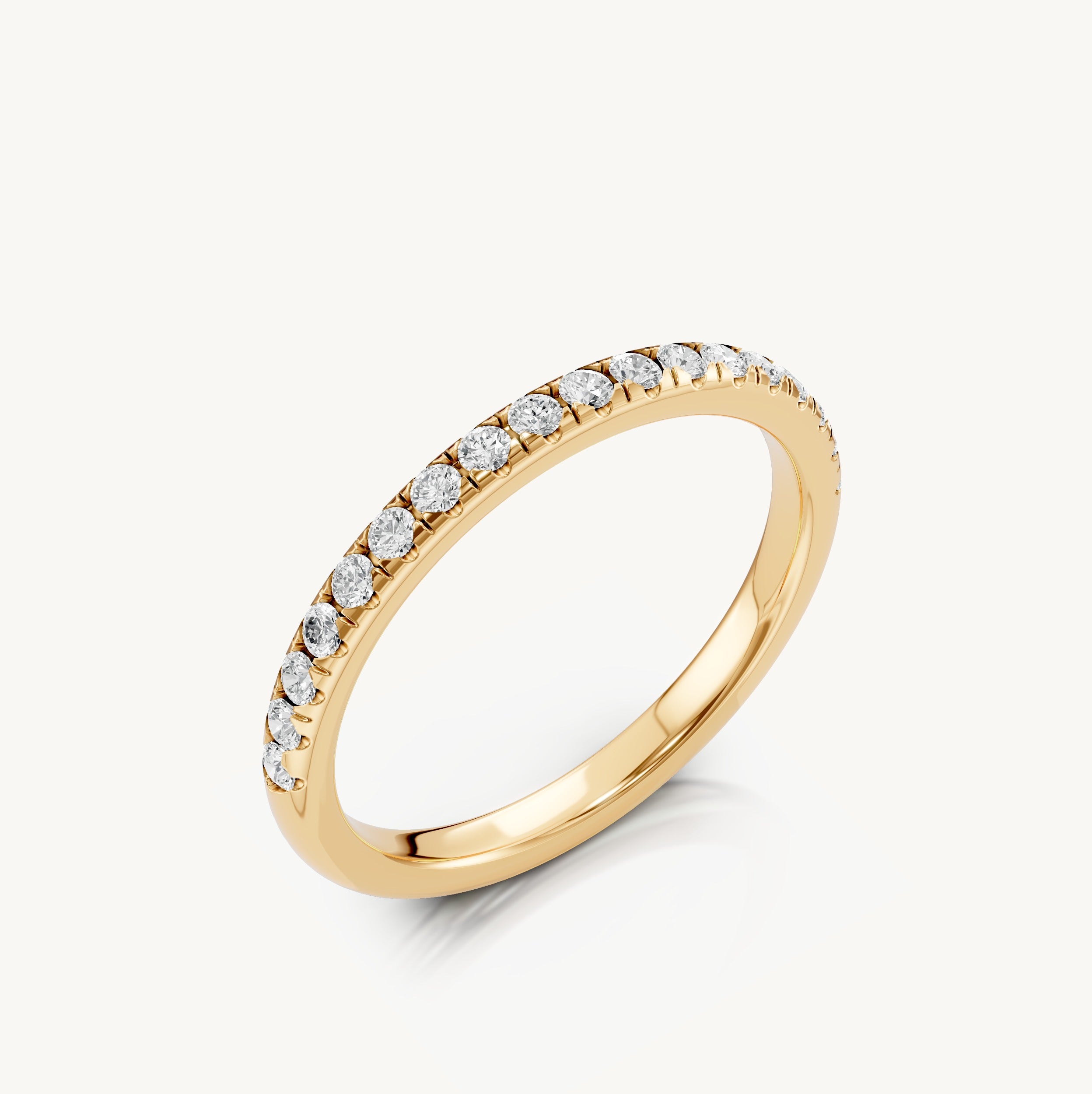 Pave Wedding Band