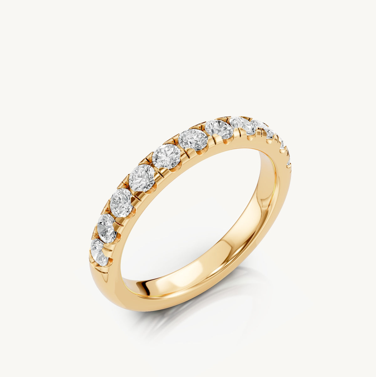 Pave Wedding Band