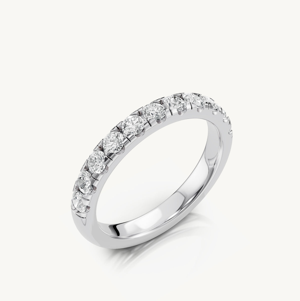 Pave Wedding Band