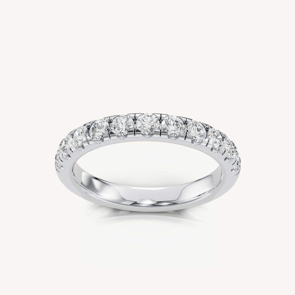 Pave Wedding Band