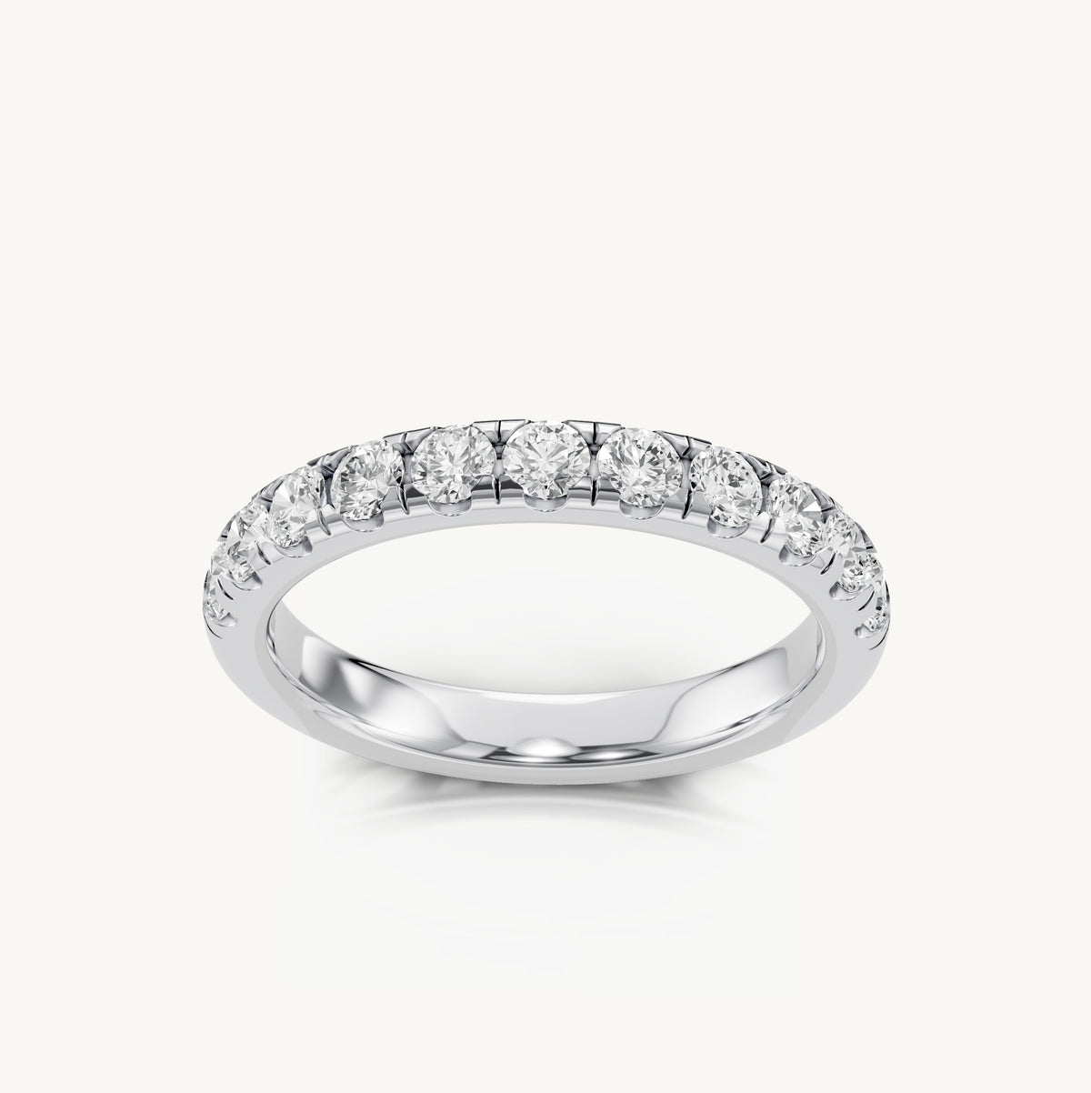 Pave Wedding Band