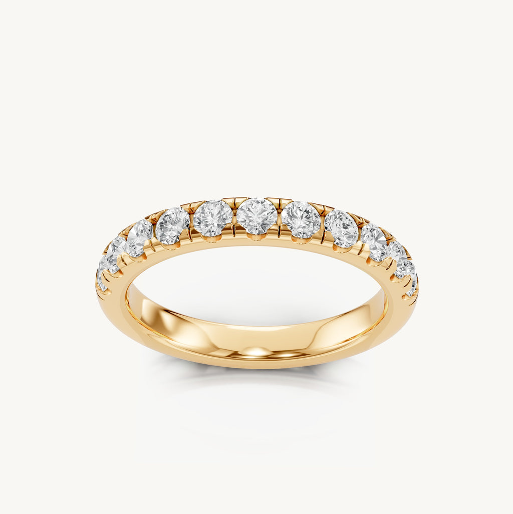 Pave Wedding Band