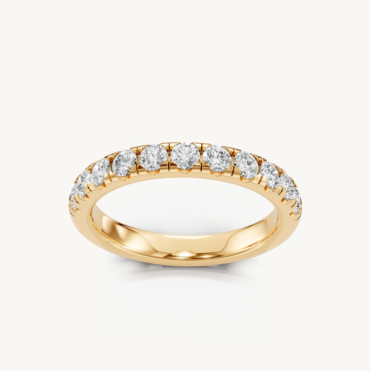 Pave Wedding Band