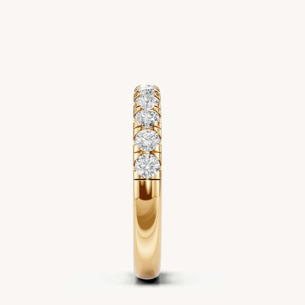 Pave Wedding Band