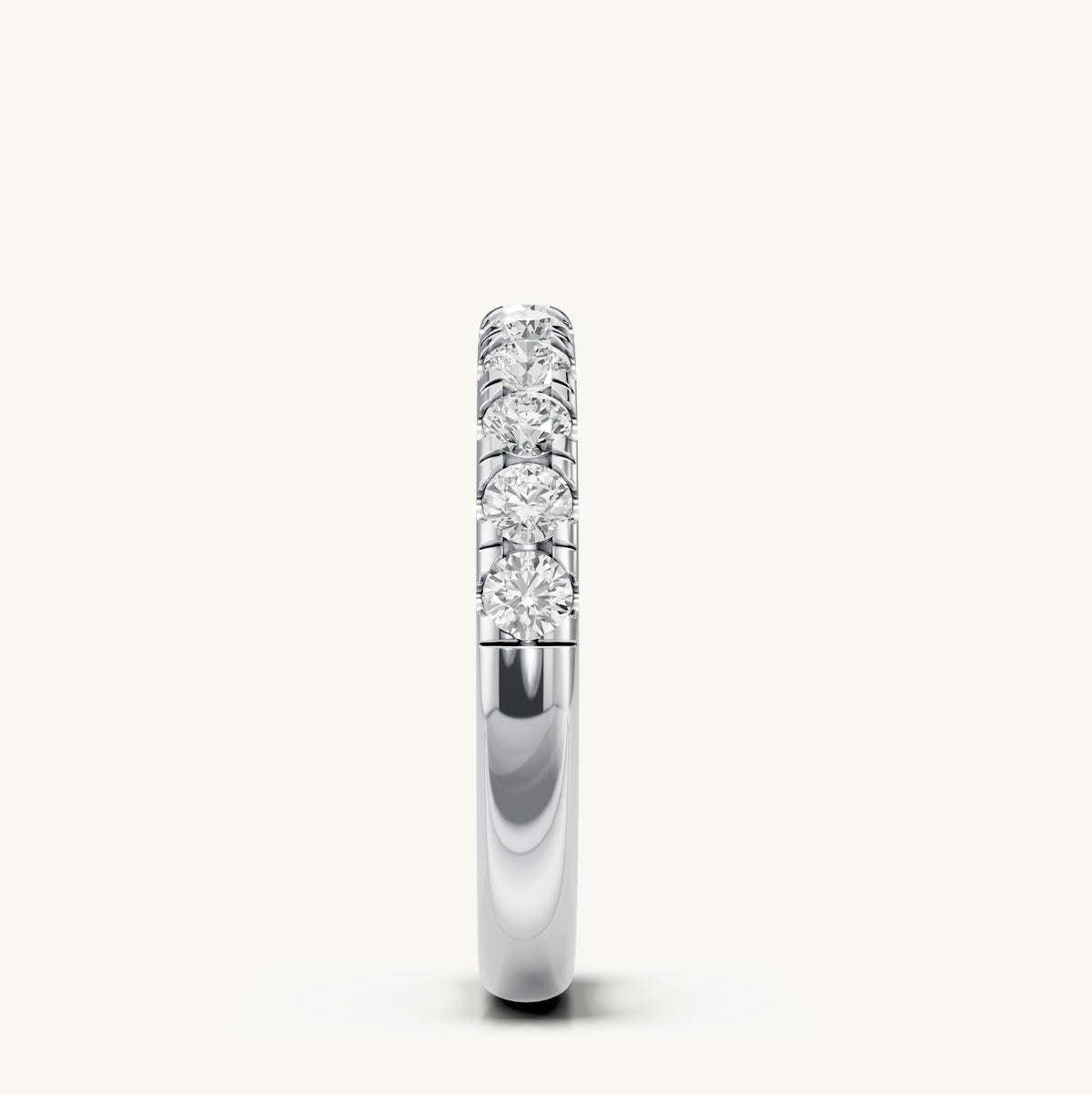 Pave Wedding Band