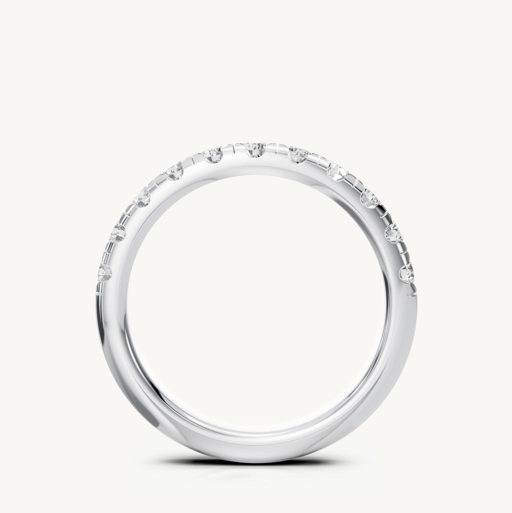 Pave Wedding Band