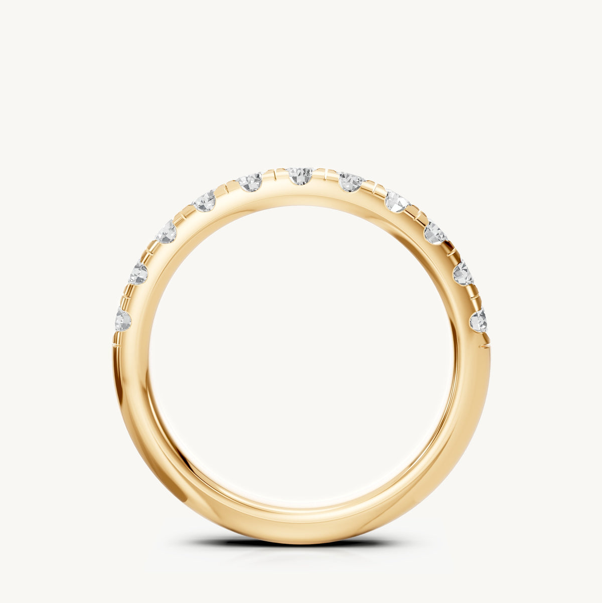 Pave Wedding Band